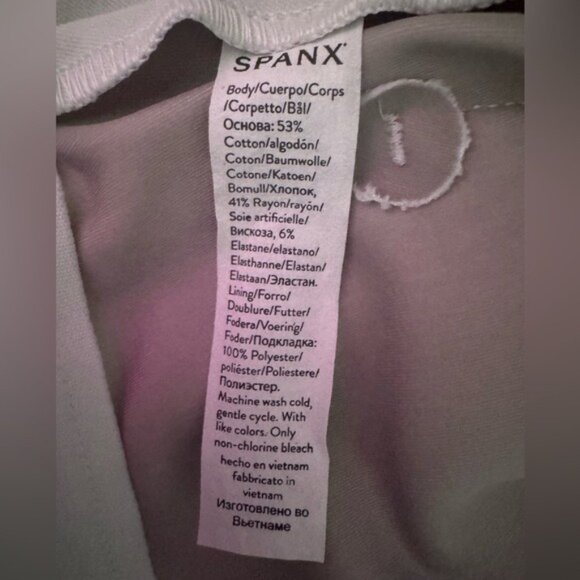 Spanx White High-Rise Slim Ankle Pants M‎ - Picture 6 of 7